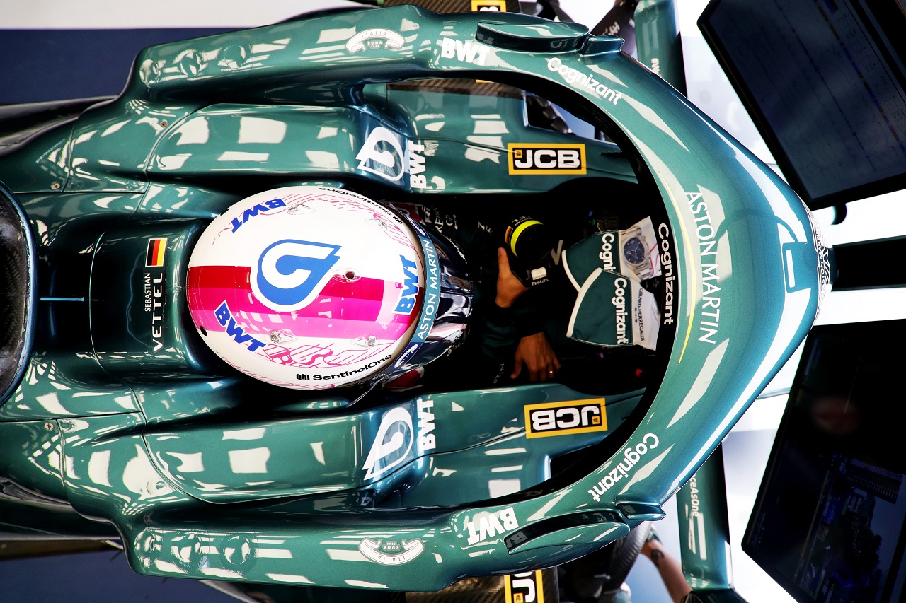 2021年F1第7戦フランスGP　セバスチャン・ベッテル（アストンマーティン）