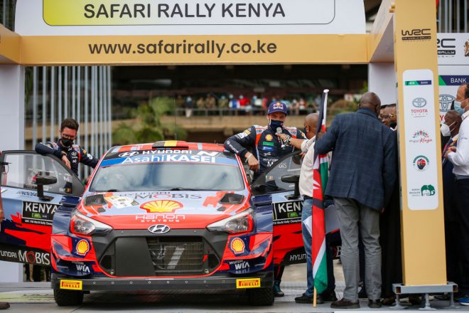 ティエリー・ヌービル（ヒュンダイi20クーペWRC）　2021年WRC第6戦ケニア