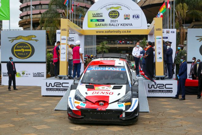 2021年WRC第6戦ケニア　カッレ・ロバンペラ（トヨタ・ヤリスWRC）
