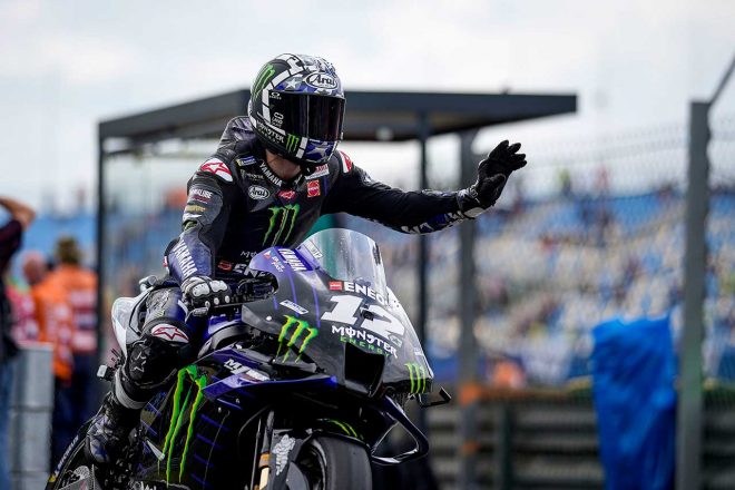 2021年MotoGP第9戦オランダGP マーベリック・ビニャーレス(モンスターエナジー・ヤマハMotoGP)がポールポジションを獲得