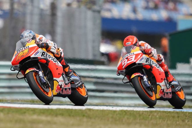 2021年MotoGP第9戦オランダGP　マルク・マルケス、ポル・エスパルガロ（レプソル・ホンダ・チーム）