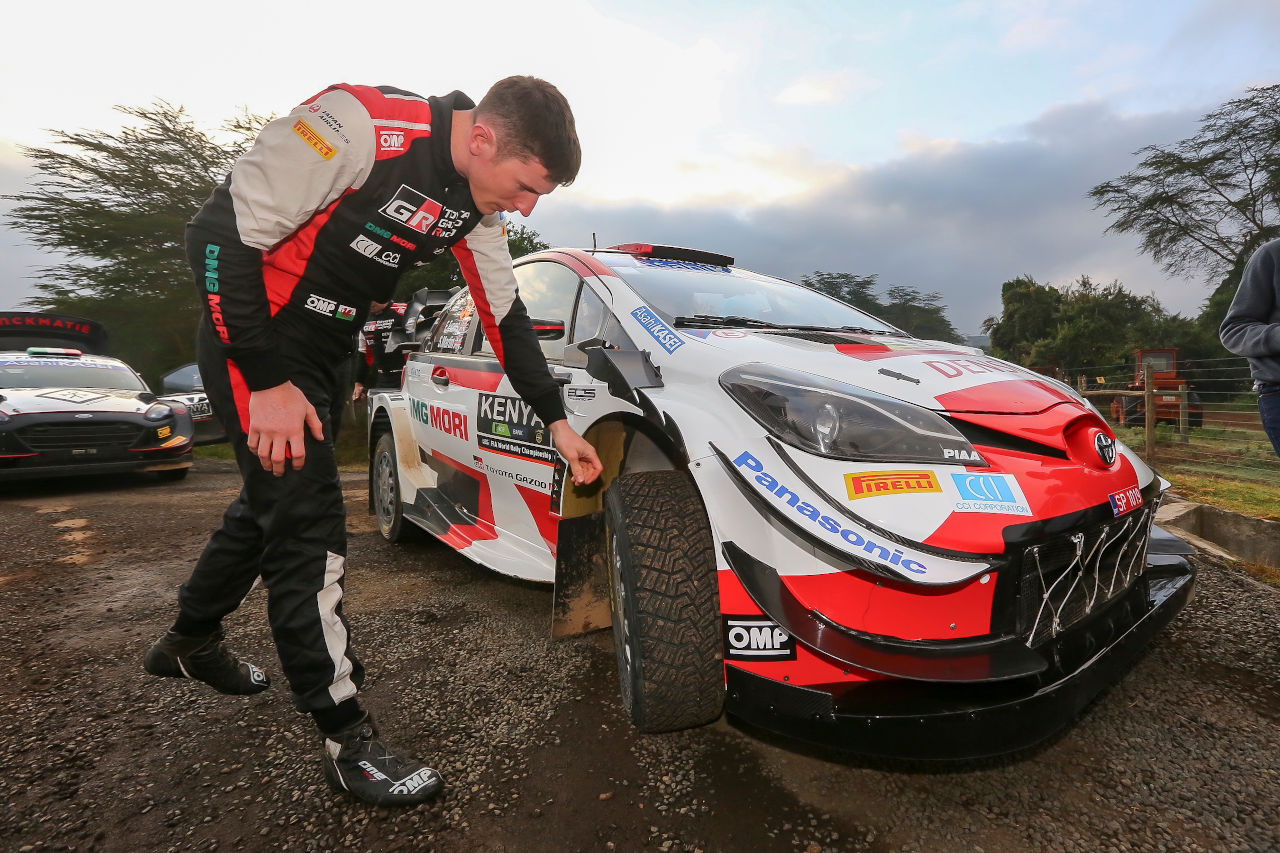 エルフィン・エバンス（トヨタ・ヤリスWRC）　2021年WRC第6戦ケニア