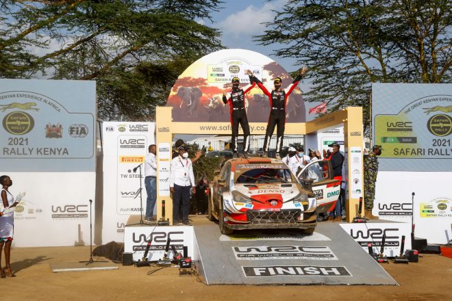 セバスチャン・オジエ／ジュリアン・イングラシア組（トヨタ・ヤリスWRC）　2021年WRC第6戦ケニア