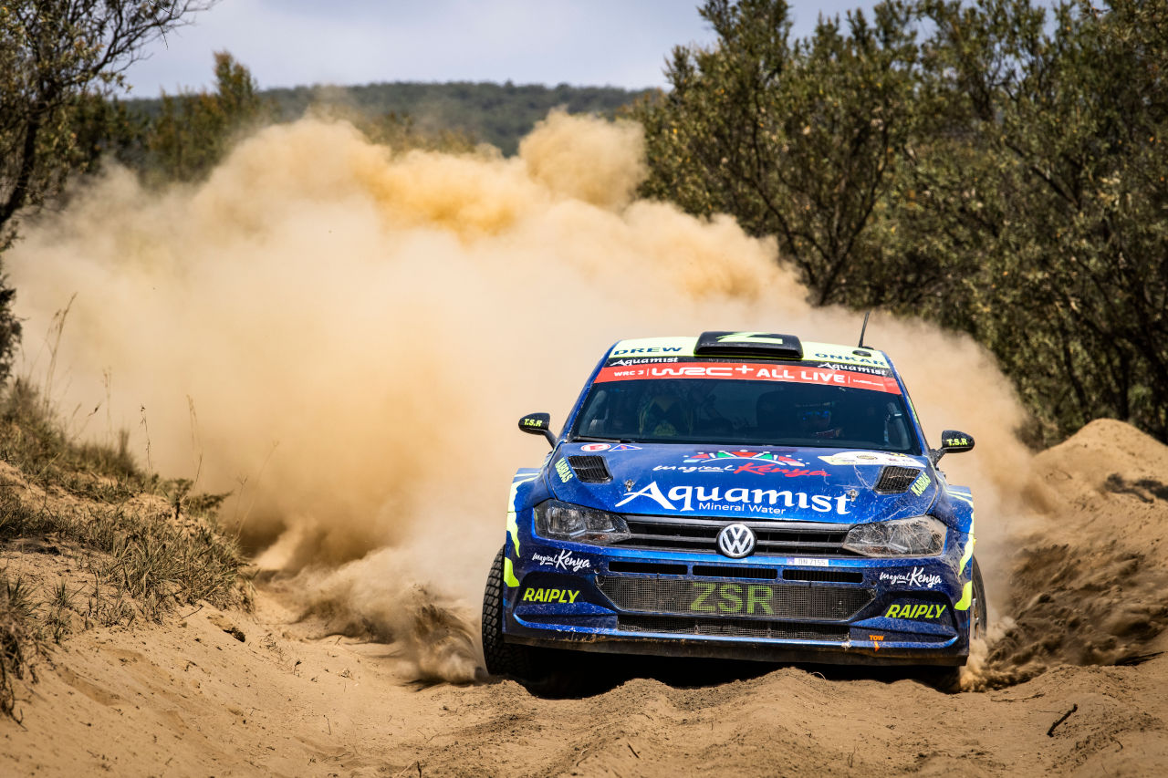 WRC3クラスを制したオンカー・ライ（フォルクスワーゲン・ポロGTI R5）　2021年WRC第6戦ケニア