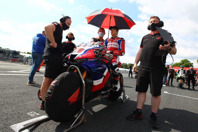 水野涼（Honda Racing）／2021BSB第1戦オウルトンパーク