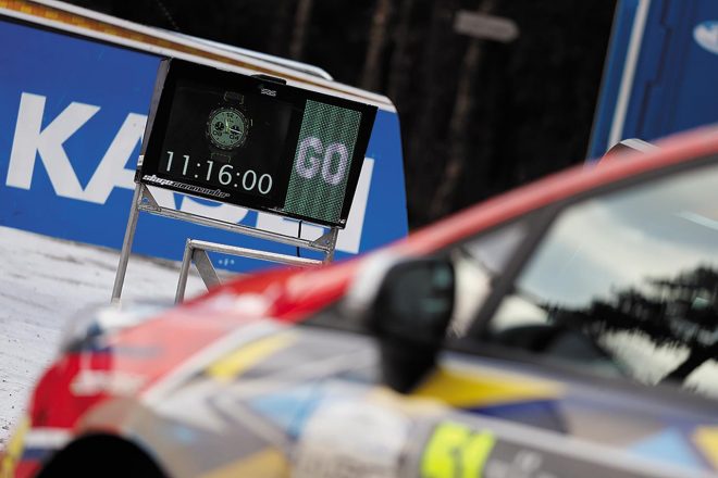 ラリーでは厳格に時間が管理されている