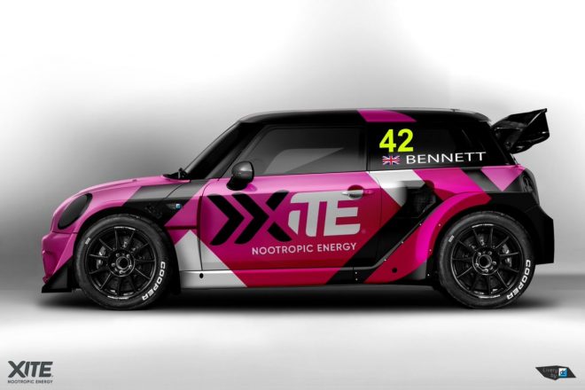 XITE Racing（エキサイト・レーシング）のミニ・ クーパーSX1 RXスーパーカーは、開幕戦に向けカラーリング投票を実施中だ