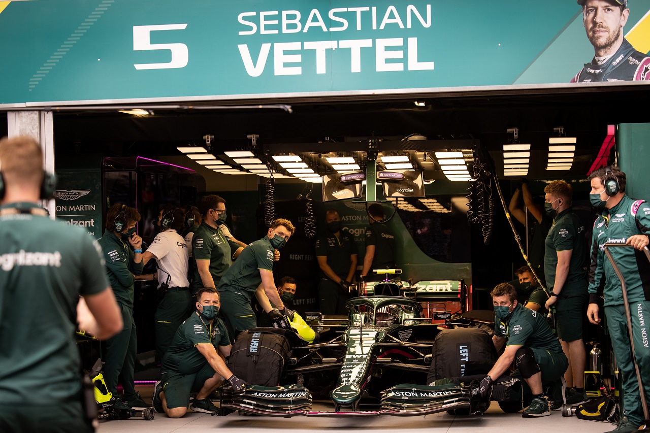 2021年F1モナコGP　セバスチャン・ベッテル（アストンマーティン）