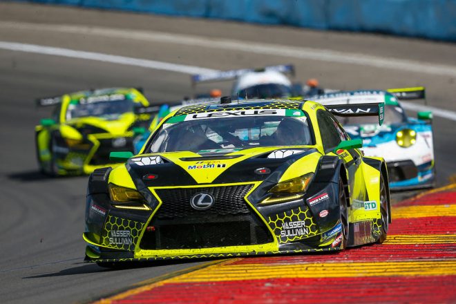 IMSA GTDクラスに参戦中のレクサスRC F GT3（バッサー・サリバン・レーシング）