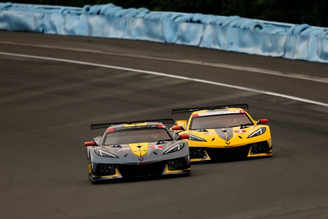 GTLMクラスでワン・ツー・フィニッシュを遂げたシボレー・コルベットC8.R