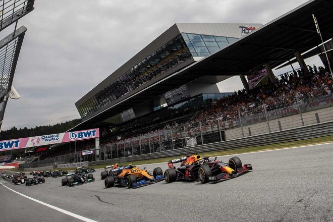 2021年F1第9戦オーストリアGP　レーススタート