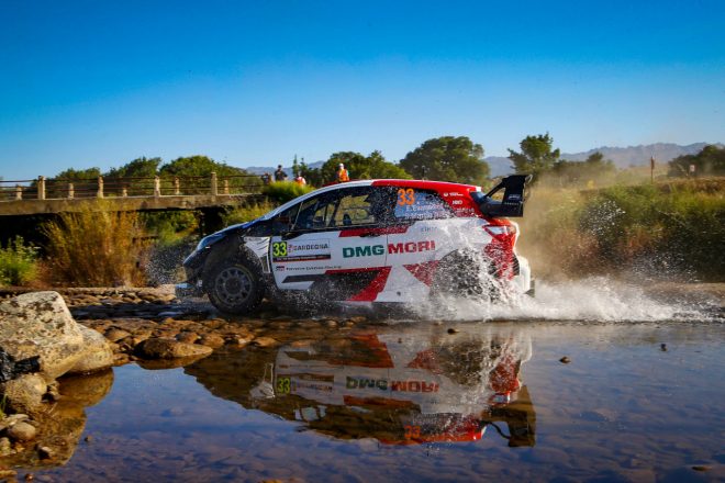 優勝1回、3度の2位表彰台獲得でランキング2位につけているエルフィン・エバンス（トヨタ・ヤリスWRC）