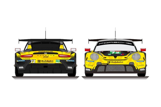 ハブオート・レーシングの72号車ポルシェ911 RSR-19
