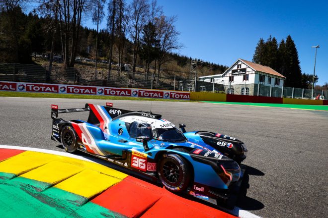 アルピーヌは、今季に限り特別に出場が許されているノンハイブリッドLMP1マシン（オレカ製）を使用し、ハイパーカークラスを戦っている