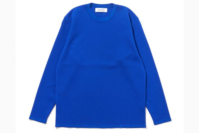 ARTA CVSTOSの新作『TECH KNIT LONG SLEEVE T-SHIRT（CBLUE）』
