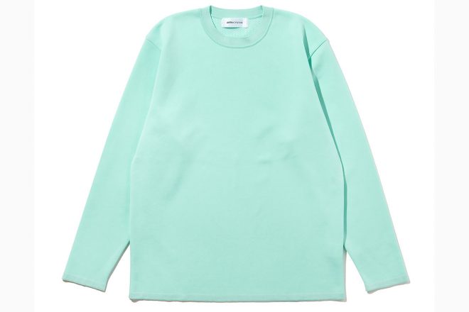 ARTA CVSTOSの新作『TECH KNIT LONG SLEEVE T-SHIRT（SNGREEN）』