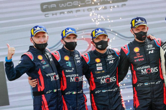 ヒュンダイは2020年WRC第4戦エストニアで、オット・タナクとクレイグ・ブリーンによるワン・ツー・フィニッシュを飾っている