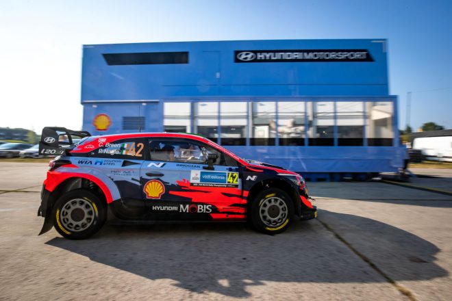 クレイグ・ブリーン（ヒュンダイi20クーペWRC）　2021年WRC第7戦エストニア