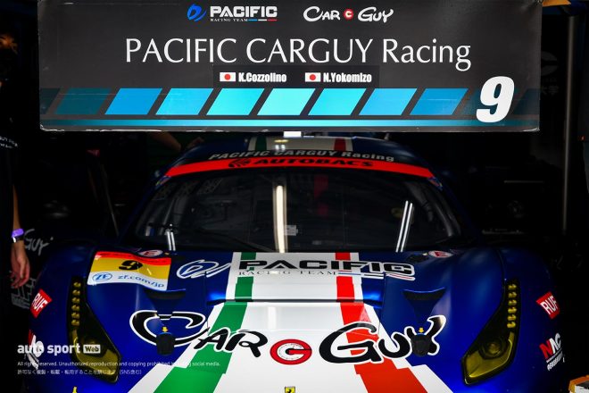 横溝直輝を起用するPACIFIC NAC CARGUY Ferrari