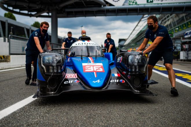 アルピーヌ・エルフ・マットミュートの36号車アルピーヌA480・ギブソン