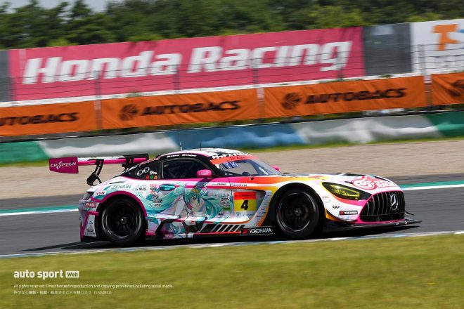 2021スーパーGT第4戦もてぎ　グッドスマイル 初音ミク AMG（谷口信輝／片岡龍也）