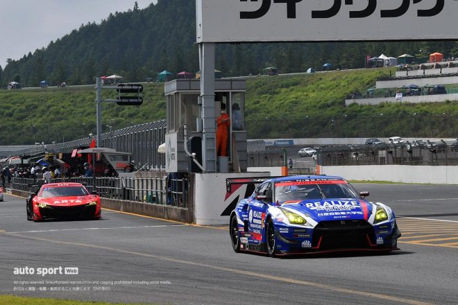 2021スーパーGT第4戦もてぎ　リアライズ日産自動車大学校 GT-R（藤波清斗／ジョアオ・パオロ・デ・オリベイラ）