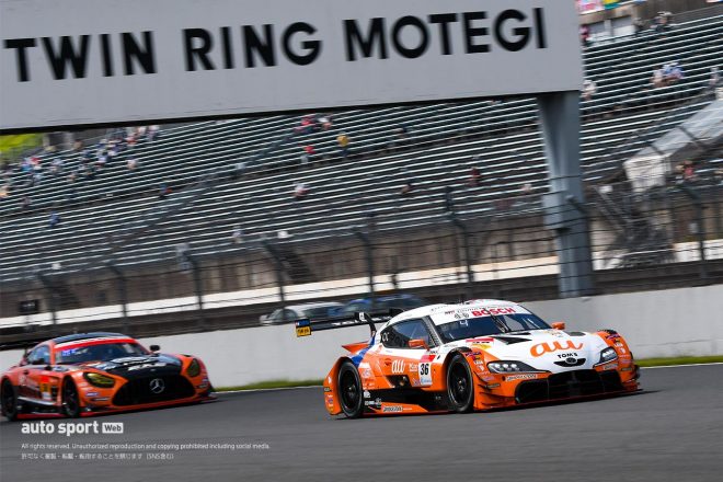 2021スーパーGT第4戦もてぎ　au TOM’S GR Supra（関口雄飛／坪井翔）
