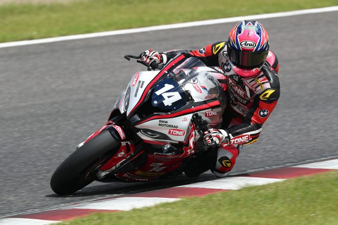 渥美心（TONE RT SYNCEDGE4413 BMW）／2021年全日本ロード第5戦鈴鹿 ST1000 予選