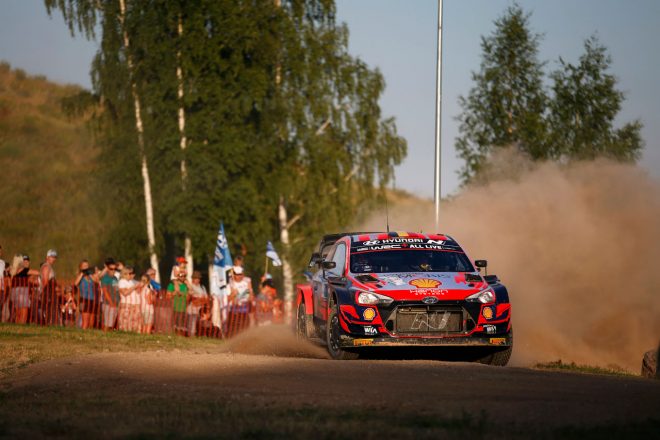 ティエリー・ヌービル（ヒュンダイi20クーペWRC）　2021年WRC第7戦エストニア