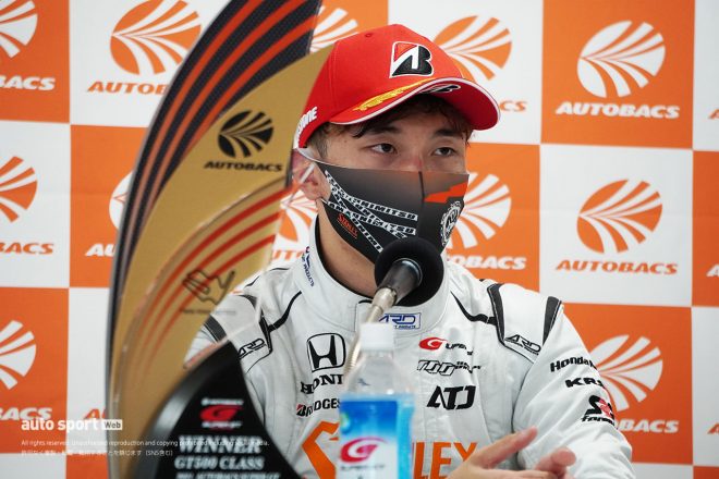 2021スーパーGT第4戦もてぎ　牧野任祐（STANLEY NSX-GT）