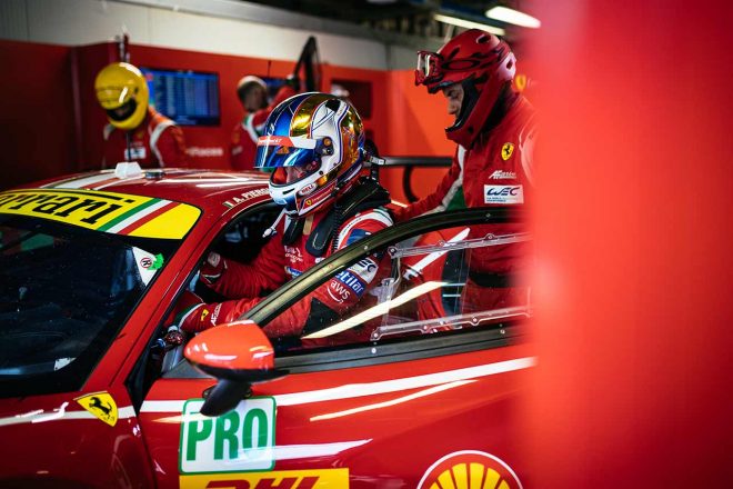 最後までポルシェと優勝を争いながらも惜敗したフェラーリ51号車は、ランキング首位から陥落。しかしマニュアクチャラーランキングでは僅差でフェラーリが上回る。