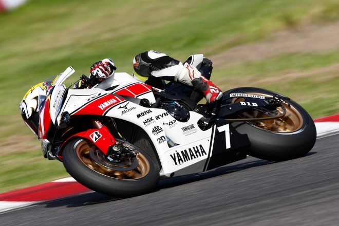 中須賀克行（YAMAHA FACTORY RACING TEAM）／全日本ロード第5戦MFJ-GP鈴鹿 JSB1000 レース2