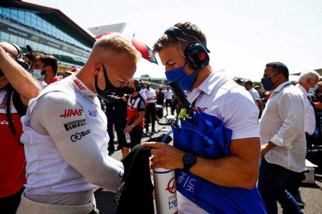 2021年F1第10戦イギリスGP　ニキータ・マゼピン（ハース）