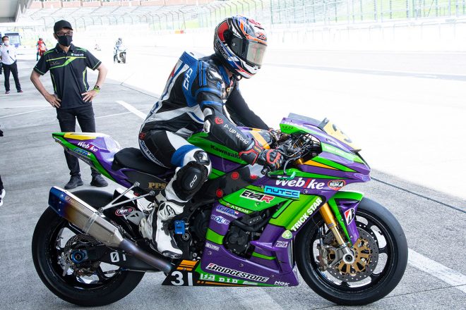 大久保光（EVA RT初号機 Webike TRICKSTAR）／2021全日本ロード第5戦MFJ-GP鈴鹿