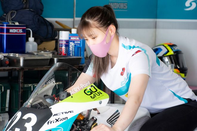 桐石瑠加（P.MU 7C GALE SPEED ChallengeFox）／2021全日本ロード第5戦MFJ-GP鈴鹿