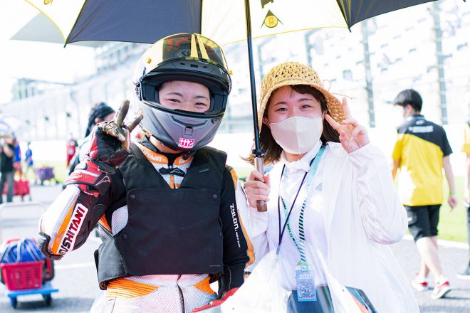 笠井杏樹（KO Electronics Racing System）／2021全日本ロード第5戦MFJ-GP鈴鹿