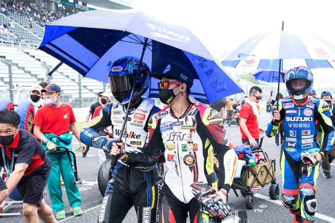 2021全日本ロード第5戦MFJ-GP鈴鹿 ST600のグリッド