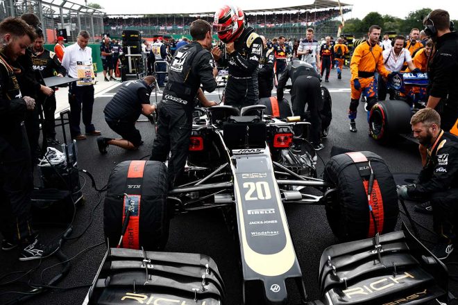 2019年F1第10戦イギリスGP　ケビン・マグヌッセン（ハース）