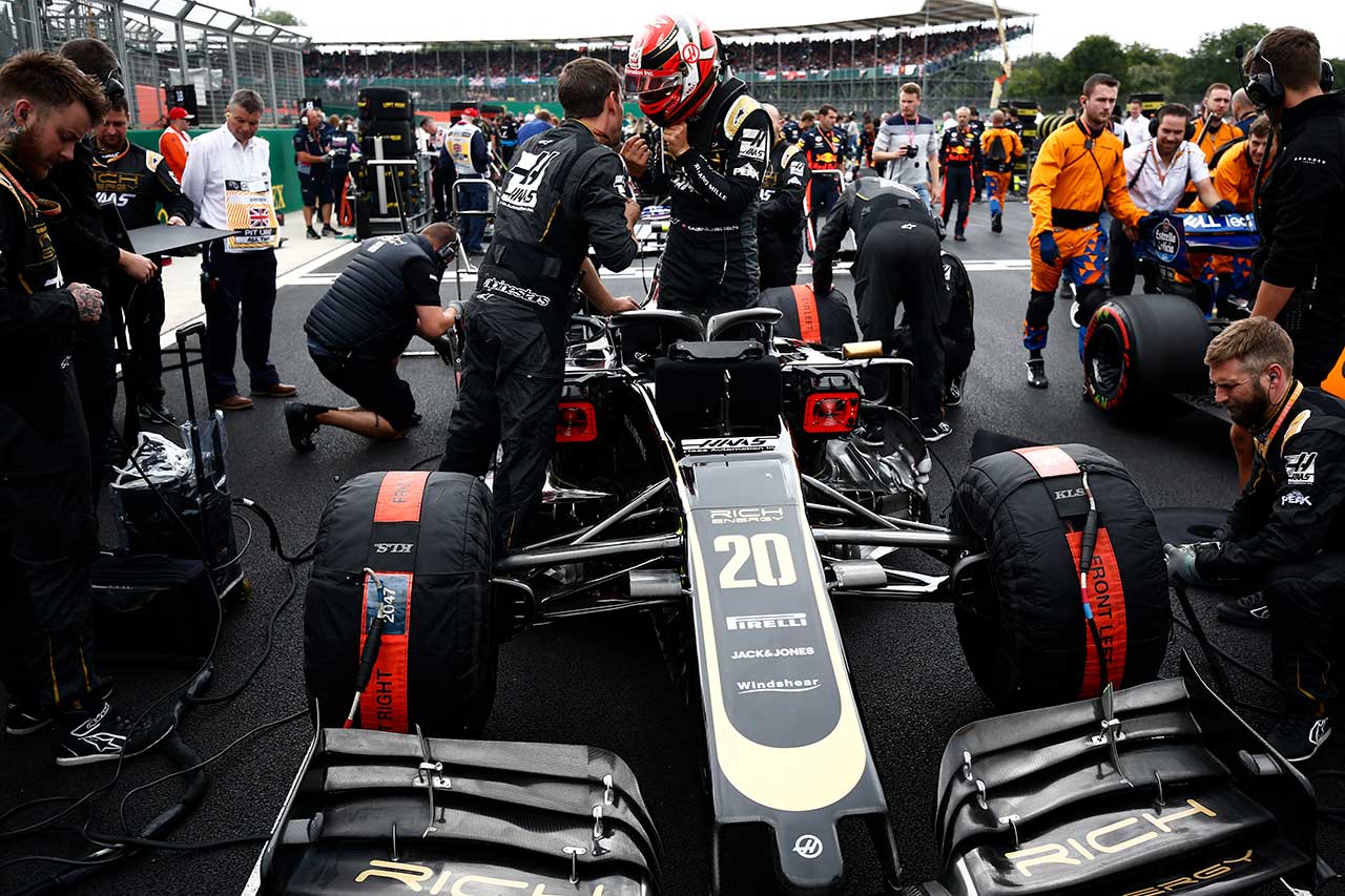 2019年F1第10戦イギリスGP　ケビン・マグヌッセン（ハース）