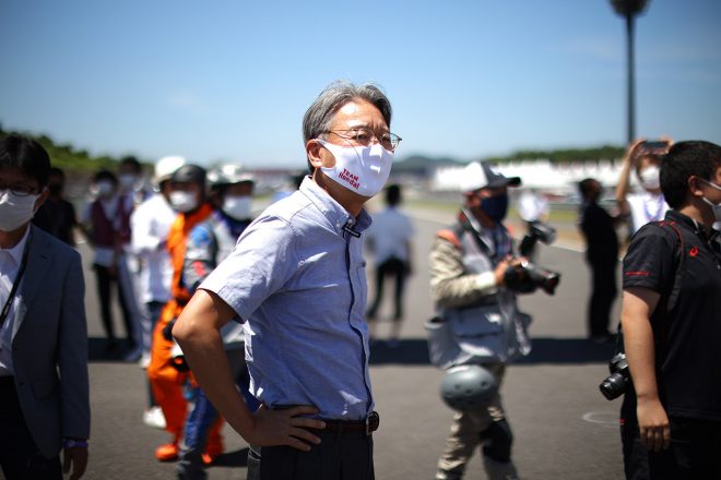 スーパーGT第4戦ツインリンクもてぎに訪れた三部敏宏社長