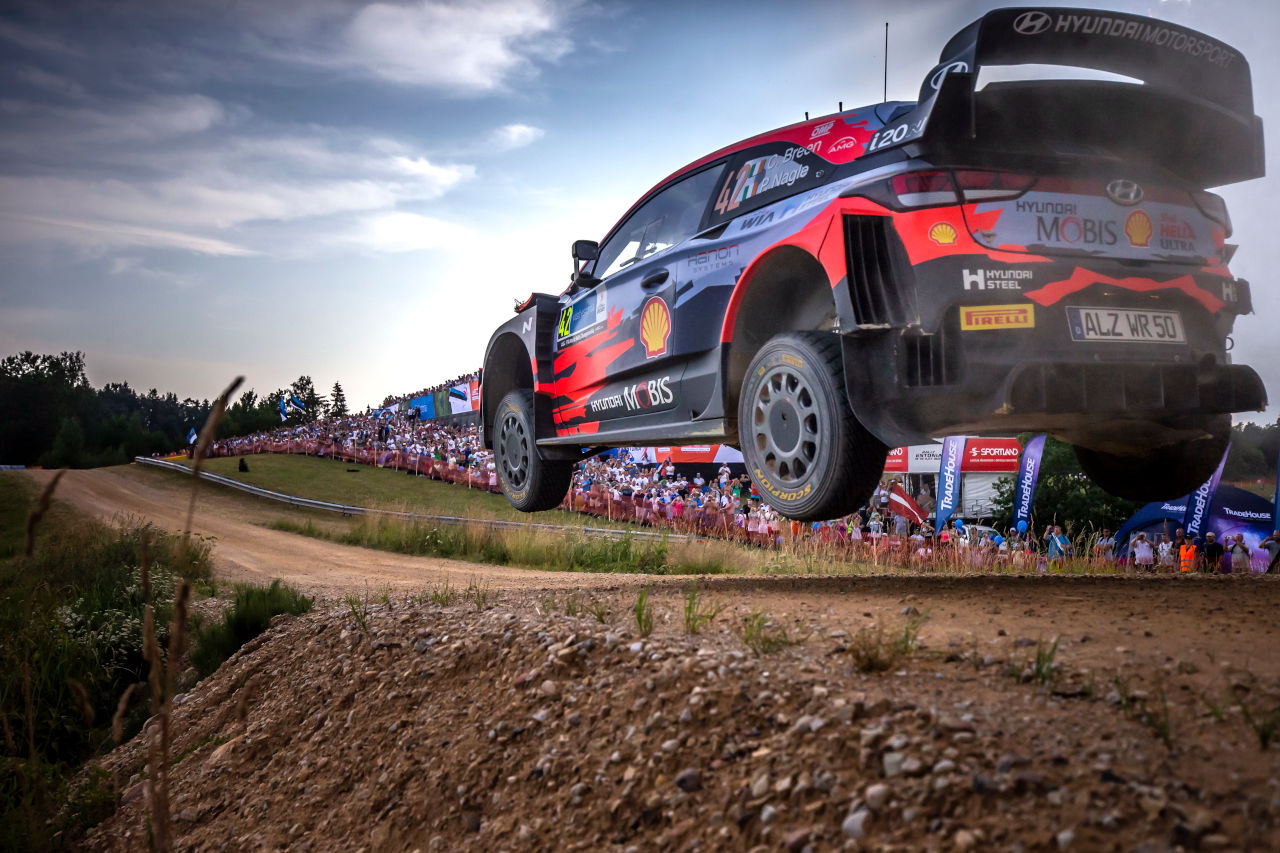 クレイグ・ブリーン／ポール・ネイグル組（ヒュンダイi20クーペWRC）　2021年WRC第7戦エストニア