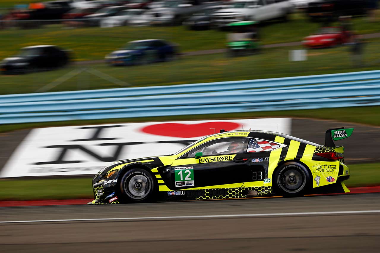 IMSAウェザーテック・スポーツカー選手権のGTDクラスに参戦しているバッサー・サリバンのレクサスRC F GT3