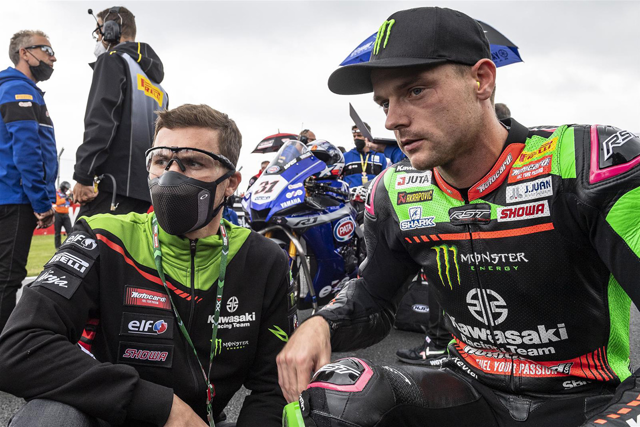 SBKに参戦しているアレックス・ロウズ（カワサキ・レーシングチーム・ワールドSBK）