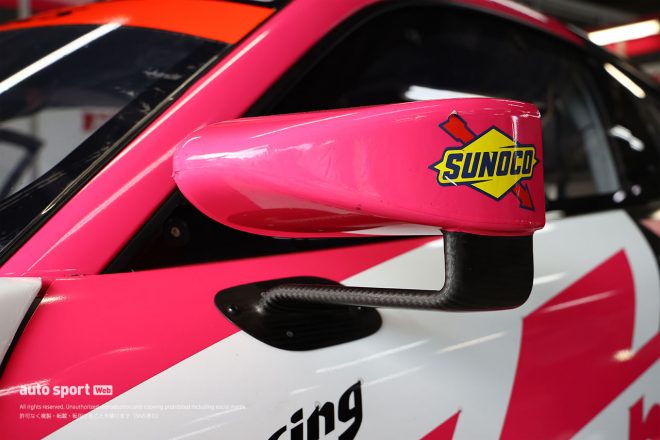 991型ポルシェ911 GT3 Rのミラー