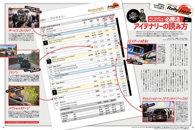 ラリージャパンを楽しみ尽くすための『必勝法』Vol.1：アイテナリーの読み方（PDFが開きます）