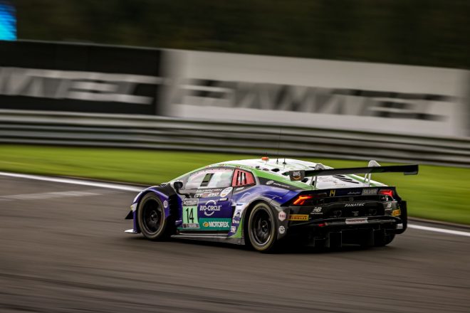 エミル・フレイ・レーシングの14号車ランボルギーニ・ウラカンGT3 Evo