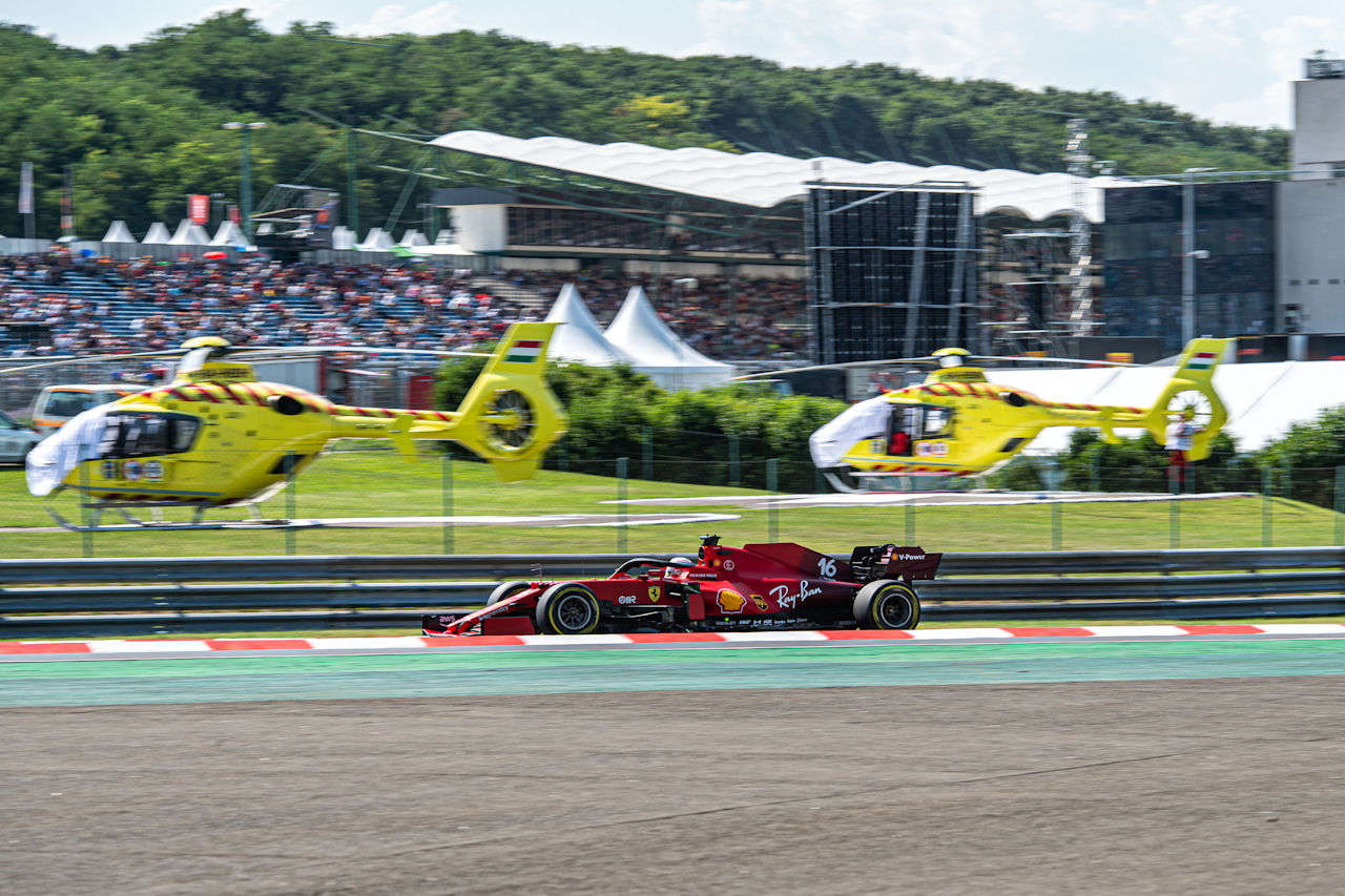 2021年F1第11戦ハンガリーGP　シャルル・ルクレール（フェラーリ）