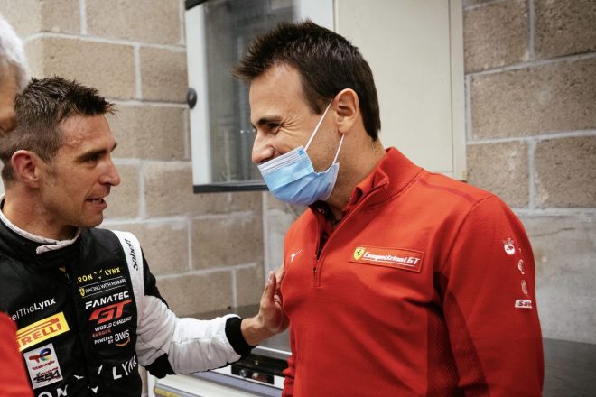 フェラーリ・ワークスドライバーのダビデ・リゴン