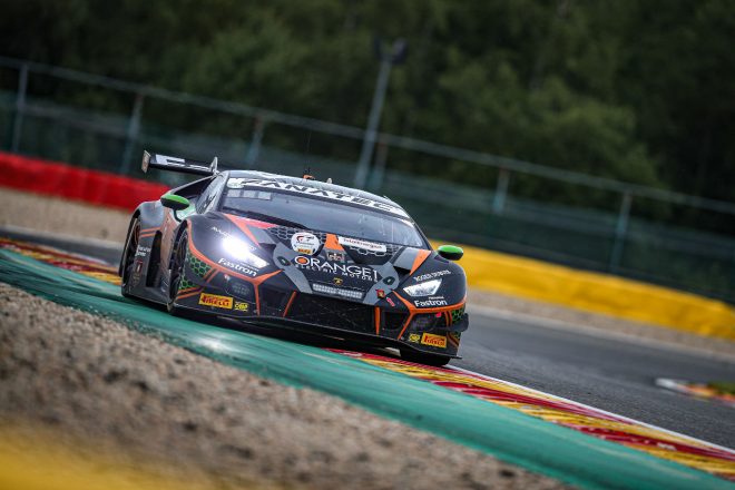 オレンジ1・FFFレーシングチームの63号車ランボルギーニ・ウラカンGT3 Evo