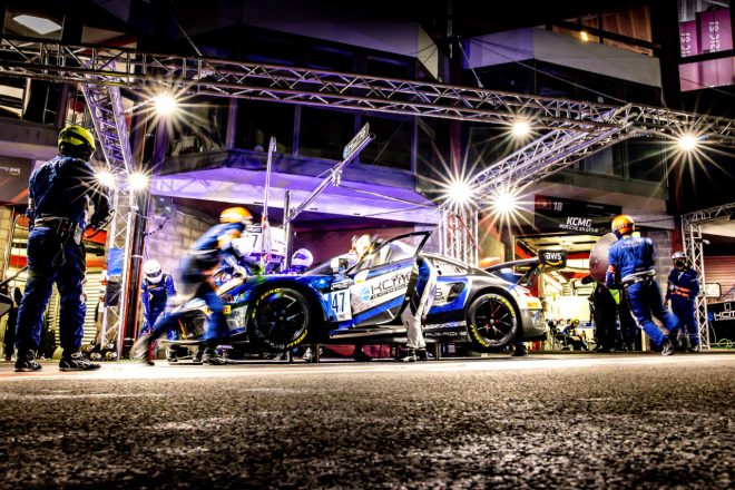 2台体制でスパ24時間に挑んだKCMG。もう1台のポルシェ（18号車）も総合12位で完走を果たした。